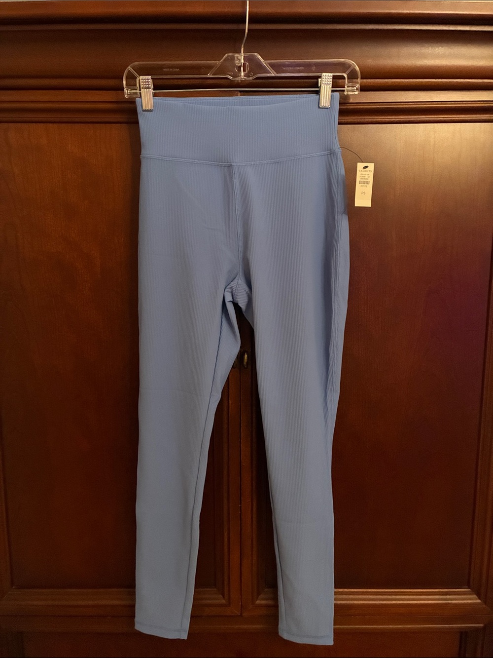 Talbots Light Blue womens Leggings - High-Waist Active Bottoms